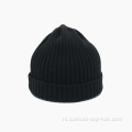 Black Beanie Hat aangepaste kleurmaat